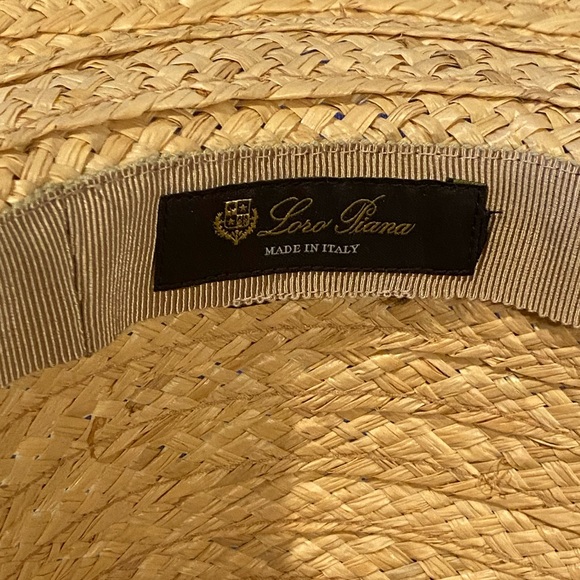 LORO PIANA Womens Ottavia Sun Hat 100% Straw Wide Brim Hat Italy - Picture 3 of 16